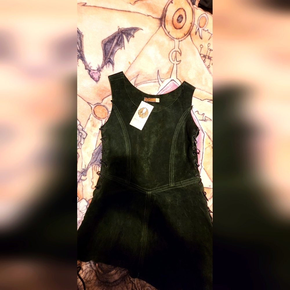 Suede Larp/cosplay tunic mytholon size small